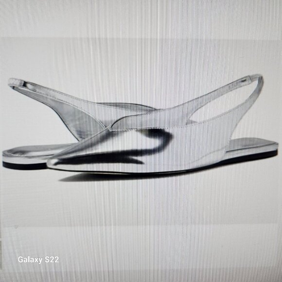 MARC FISHER Graceful Pointed Toe Slingback Flats. Leather. NWOT. Size 9.5 - Picture 2 of 7